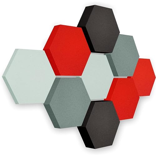 platino24 Akustikpaneele 9 Elemente Edition LOFT 3D I Ø 300mm Akustikplatten Schalldämmung Wand & Decke I Akustikschaum Schall-Absorber aus Basotect 30-70mm mit farbiger Akustikbeschichtung platino24 Akustikpaneele 9 Elemente Edition LOFT 3D I Ø 300mm Akustikplatten Schalldämmung Wand & Decke I Akustikschaum Schall-Absorber aus Basotect 30-70mm mit farbiger Akustikbeschichtung von platino24
