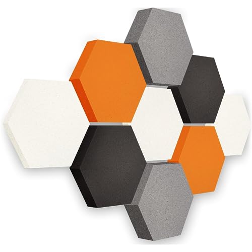 platino24 Akustikpaneele 9 Elemente Edition LOFT 3D I Ø 300mm Akustikplatten Schalldämmung Wand & Decke I Akustikschaum Schall-Absorber aus Basotect 30-70mm mit farbiger Akustikbeschichtung platino24 Akustikpaneele 9 Elemente Edition LOFT 3D I Ø 300mm Akustikplatten Schalldämmung Wand & Decke I Akustikschaum Schall-Absorber aus Basotect 30-70mm mit farbiger Akustikbeschichtung von platino24