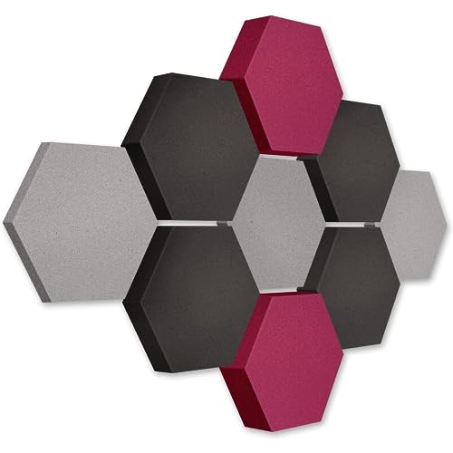 platino24 Akustikpaneele 9 Elemente Edition LOFT 3D I Ø 300mm Akustikplatten Schalldämmung Wand & Decke I Akustikschaum Schall-Absorber aus Basotect 30-70mm mit farbiger Akustikbeschichtung platino24 Akustikpaneele 9 Elemente Edition LOFT 3D I Ø 300mm Akustikplatten Schalldämmung Wand & Decke I Akustikschaum Schall-Absorber aus Basotect 30-70mm mit farbiger Akustikbeschichtung von platino24