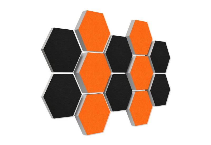 platino24 Akustikplatte 12 Absorber Wabenform aus Basotect ® G+ von platino24