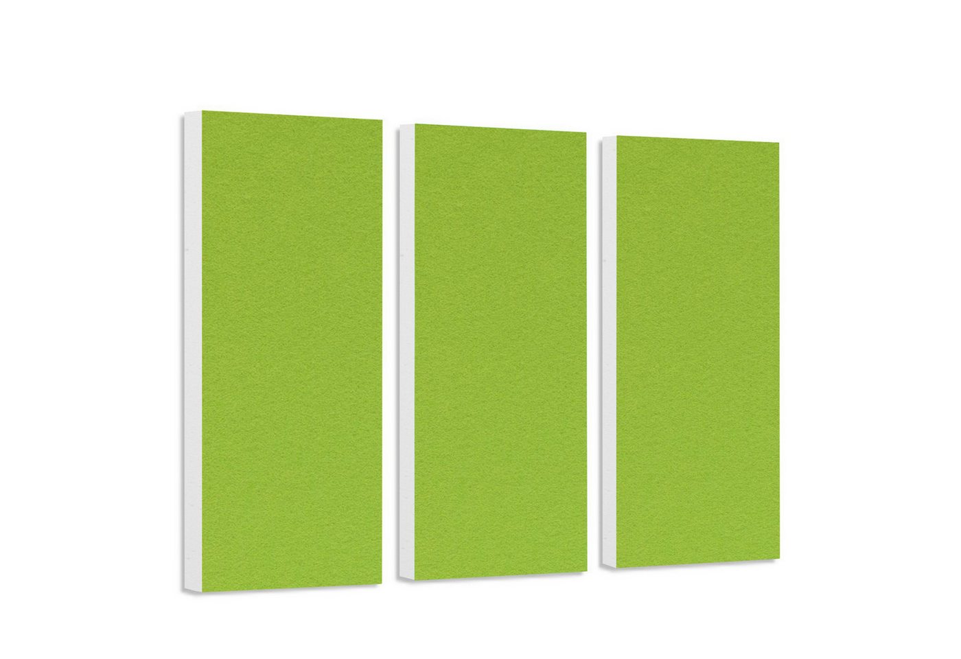 platino24 Akustikplatte 3 Rechtecke aus Basotect ® G+ mit Akustikfilz, je 825x275x50mm platino24 Akustikplatte 3 Rechtecke aus Basotect ® G+ mit Akustikfilz, je 825x275x50mm von platino24