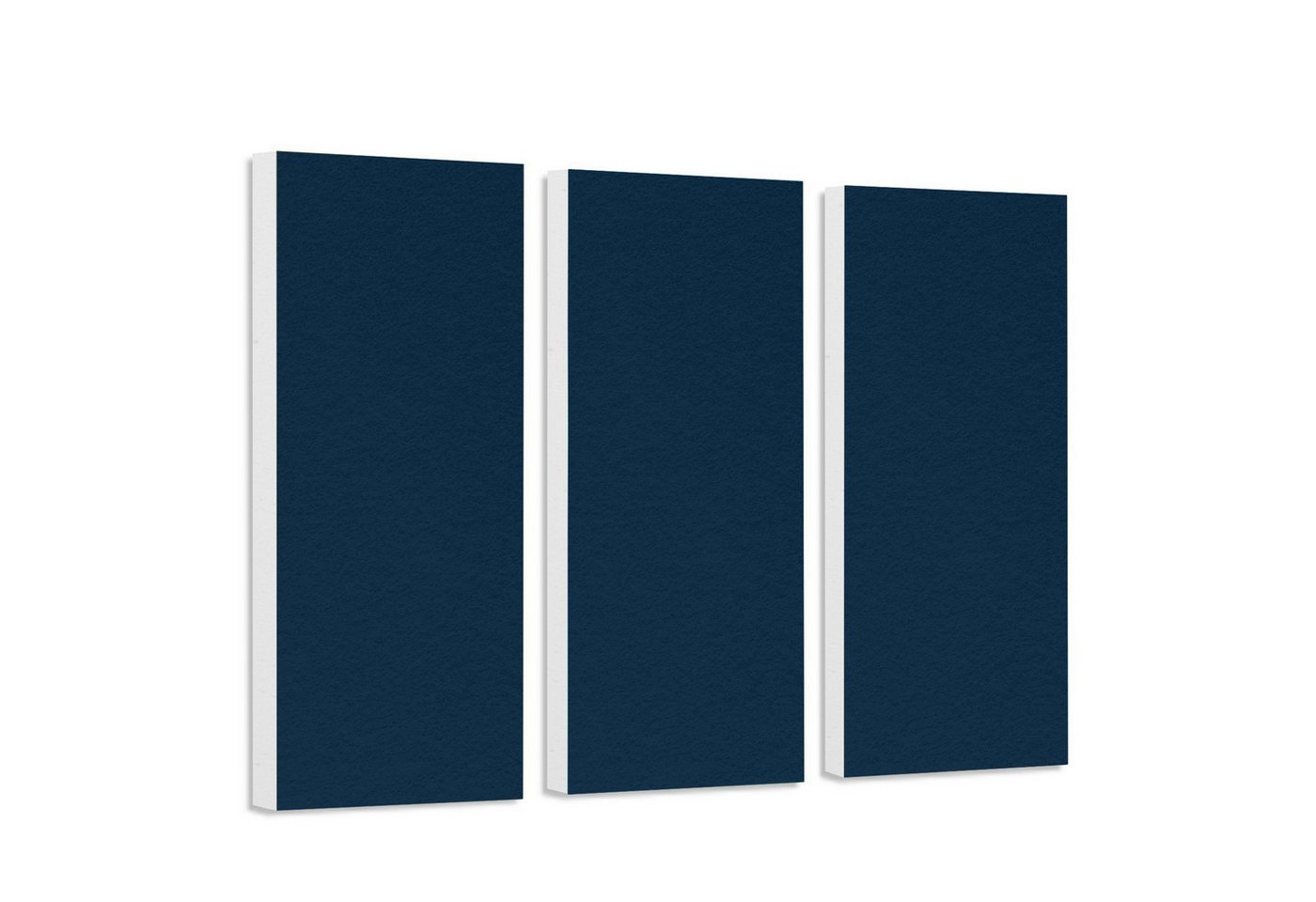 platino24 Akustikplatte 3 Rechtecke aus Basotect ® G+ mit Akustikfilz, je 825x275x50mm platino24 Akustikplatte 3 Rechtecke aus Basotect ® G+ mit Akustikfilz, je 825x275x50mm von platino24