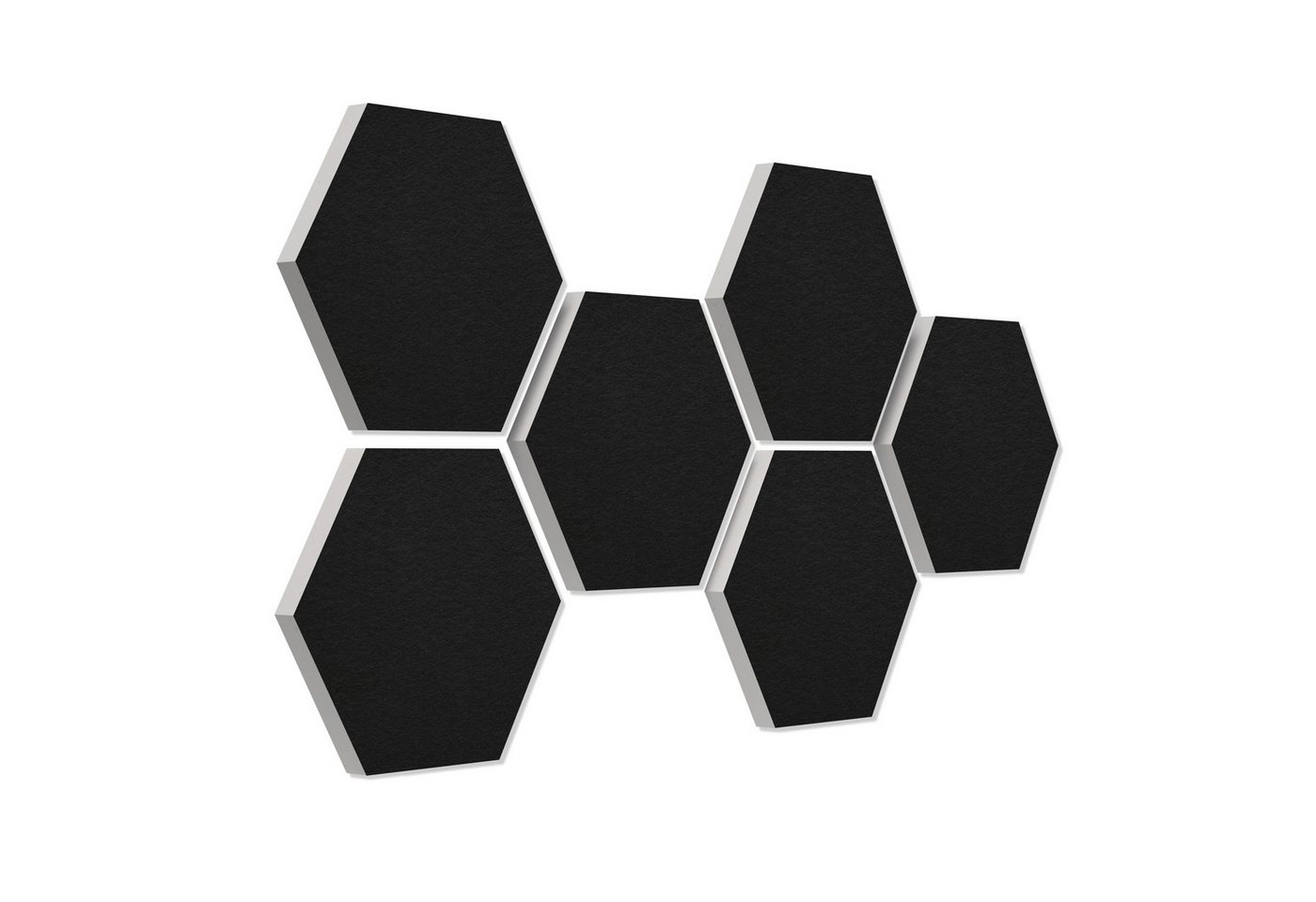 platino24 Akustikplatte 6 Absorber Wabenform Basic aus Basotect ® G+ von platino24