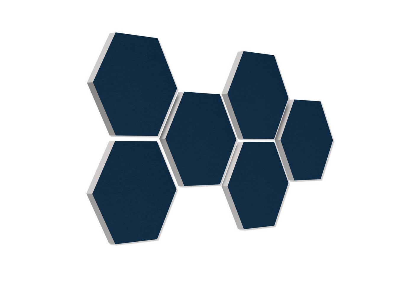 platino24 Akustikplatte 6 Absorber Wabenform Basic aus Basotect ® G+ von platino24