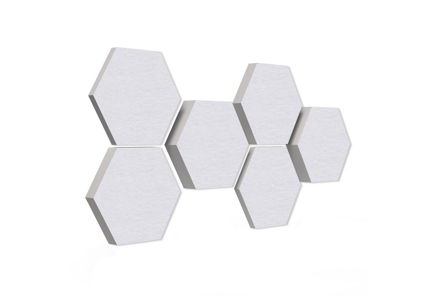 platino24 Akustikplatte 6 Absorber Wabenform Extra aus Basotect ® G+ von platino24