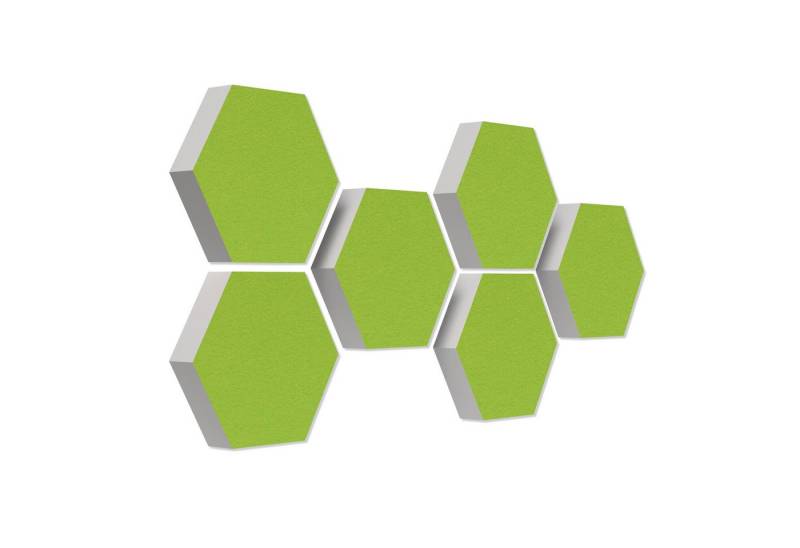 platino24 Akustikplatte 6 Absorber Wabenform Extra aus Basotect ® G+ von platino24