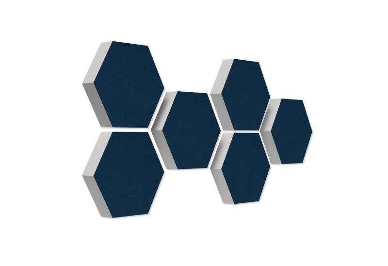 platino24 Akustikplatte 6 Absorber Wabenform Extra aus Basotect ® G+ von platino24