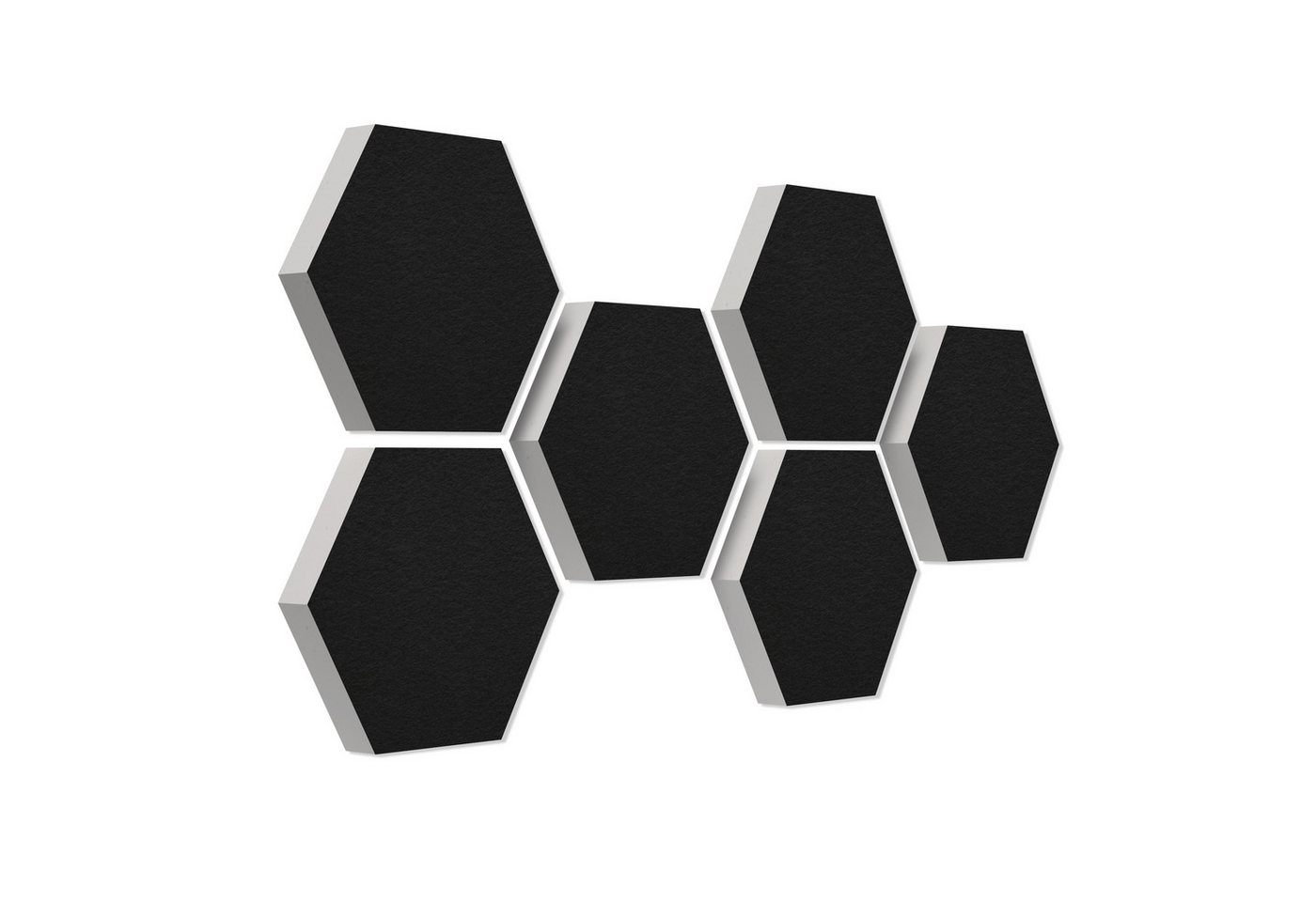 platino24 Akustikplatte 6 Absorber Wabenform Medium aus Basotect ® G+ von platino24