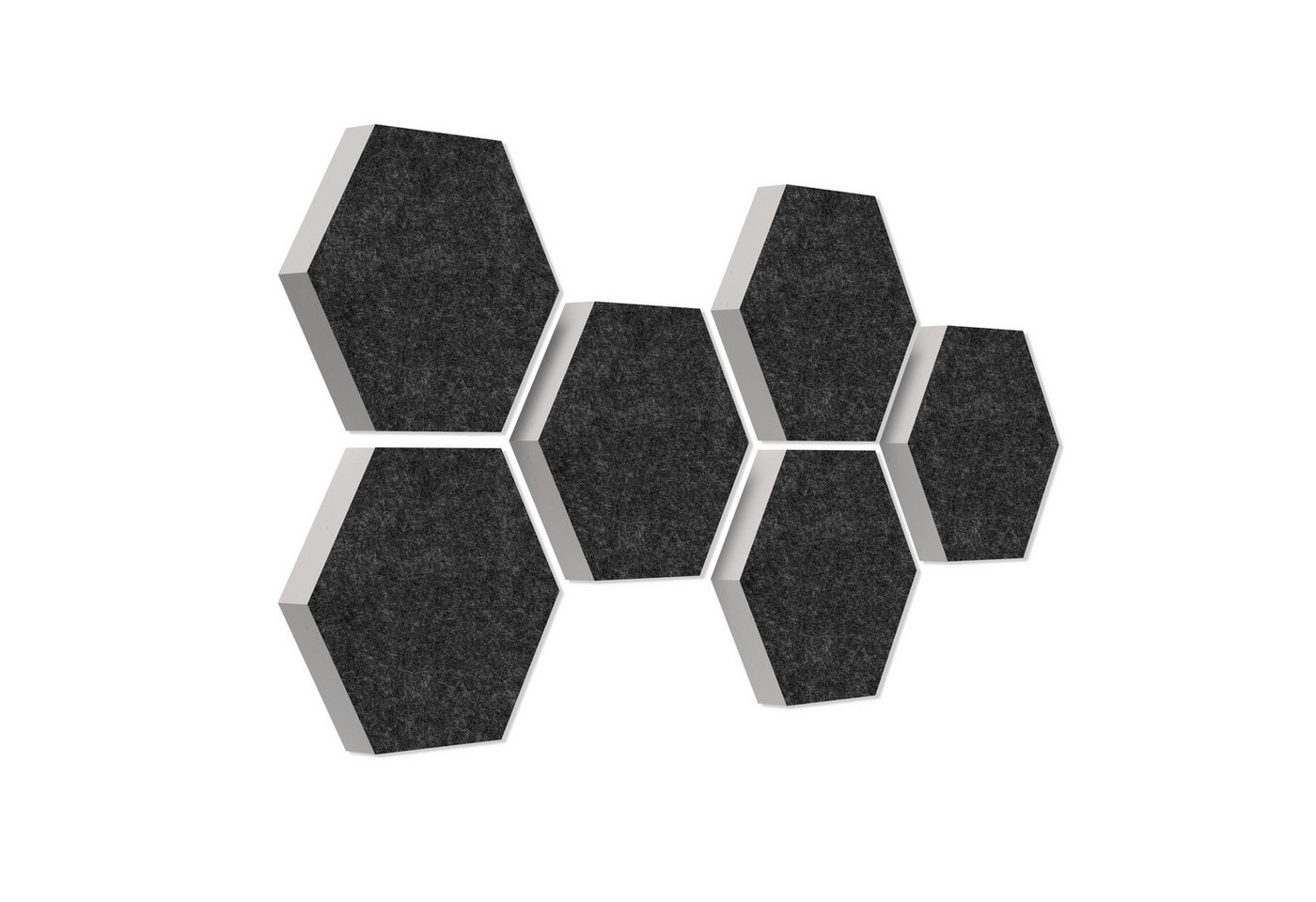 platino24 Akustikplatte 6 Absorber Wabenform Medium aus Basotect ® G+ von platino24
