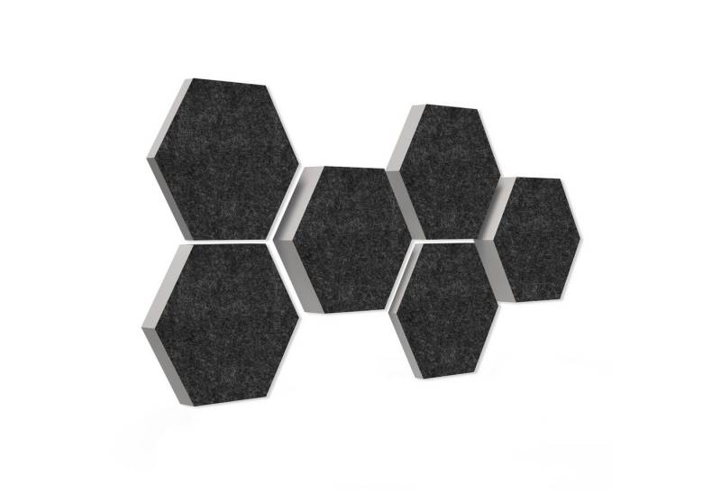 platino24 Akustikplatte 6 Absorber Wabenform aus Basotect ® G+ 3D-Effekt von platino24