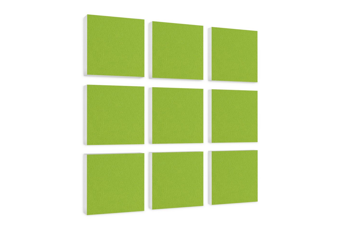 platino24 Akustikplatte 9 Absorber Quadrate aus Basotect ® G+ von platino24