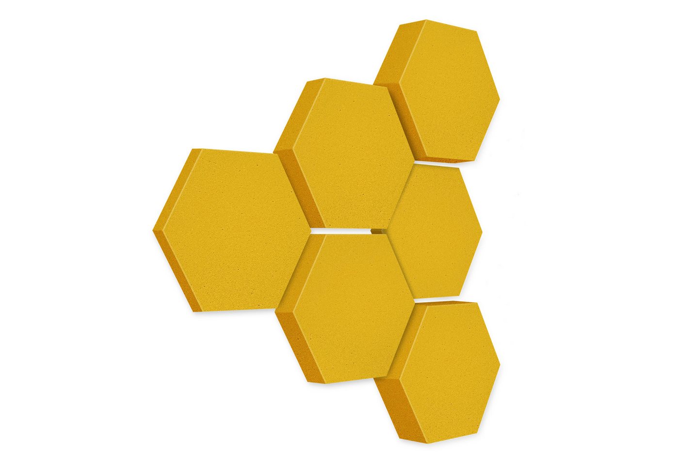 platino24 Akustikplatte Edition LOFT 6 Elemente 3D I Ø 300mm, Schalldämmung Wand & Decke von platino24