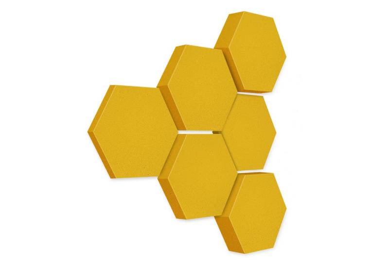 platino24 Akustikplatte Edition LOFT 6 Elemente 3D I Ø 300mm, Schalldämmung Wand & Decke von platino24