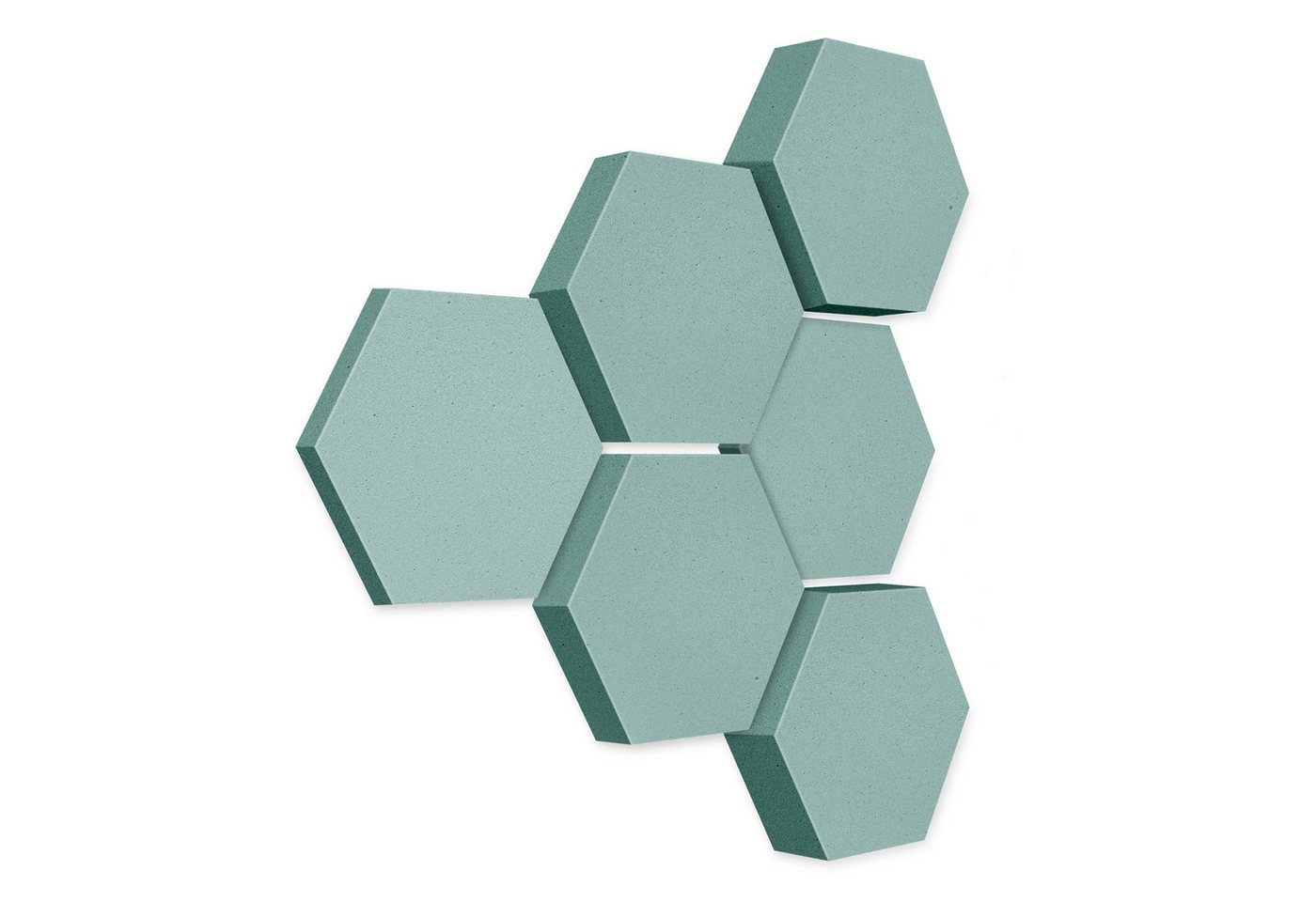 platino24 Akustikplatte Edition LOFT 6 Elemente 3D I Ø 300mm, Schalldämmung Wand & Decke von platino24