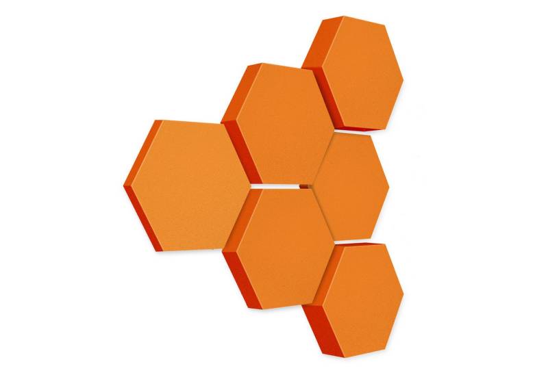 platino24 Akustikplatte Edition LOFT 6 Elemente 3D I Ø 300mm, Schalldämmung Wand & Decke von platino24