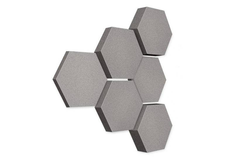 platino24 Akustikplatte Edition LOFT 6 Elemente 3D I Ø 300mm, Schalldämmung Wand & Decke von platino24