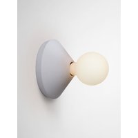 Wandlampe Halter Beton Minimalistisch Direktbeleuchtung Wandleuchte Ada in Hellgrau von platoDESIGNshop