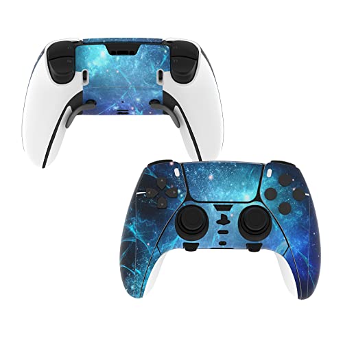 PlayVital 2 Set Skin Sticker für ps5 Edge Wireless Controller, Aufkleber Schutzfolie Vinyl-Skin Decal Wrap Stickers-Blauer Nebel PlayVital 2 Set Skin Sticker für ps5 Edge Wireless Controller, Aufkleber Schutzfolie Vinyl-Skin Decal Wrap Stickers-Blauer Nebel von playvital