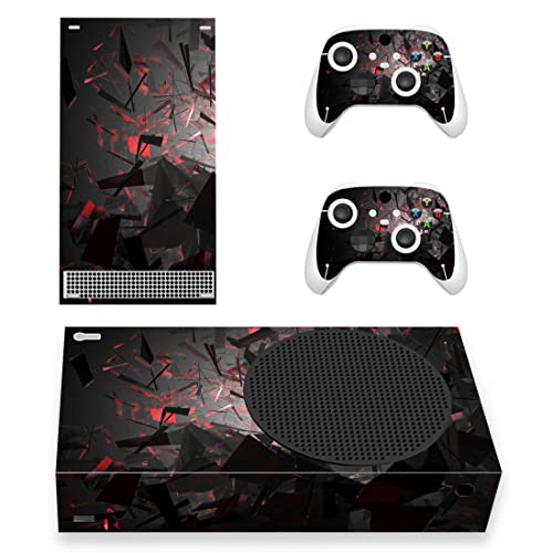 PlayVital Skin Stickers für Xbox Series S, Aufkleber Vinyl-Skins Stickers Schutzfolie Abziehbild Abdeckung Zubehör für Xbox Series S Konsole Controller-Fragmentierter Raum von playvital