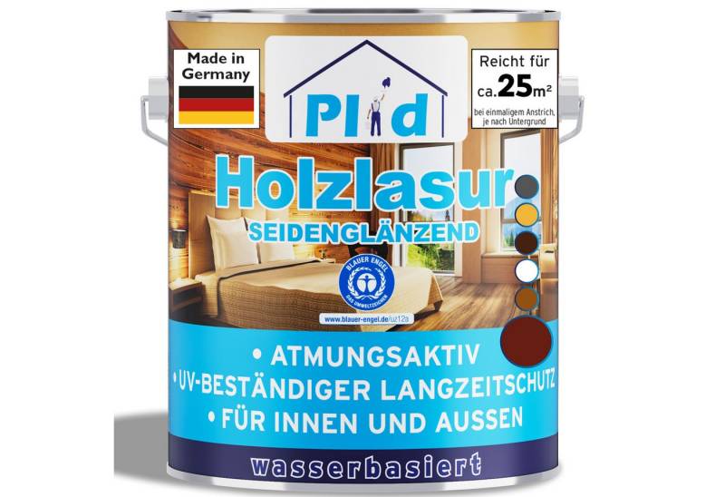plid Holzschutzlasur Premium Holzschutzlasur Holzlasur Holzschutz Holzgrundierung Set, Schnelltrocknend von plid