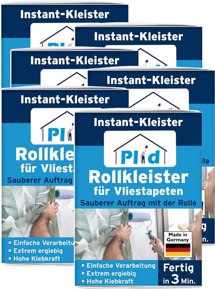 plid Kleisterroller Rollkleister Kleister Tapetenkleister Vliestapetenkleister Tapetenleim (6-St), Kleister, Rollkleister, Tapetenkleister, Vlieskleber, Vlieskleister von plid