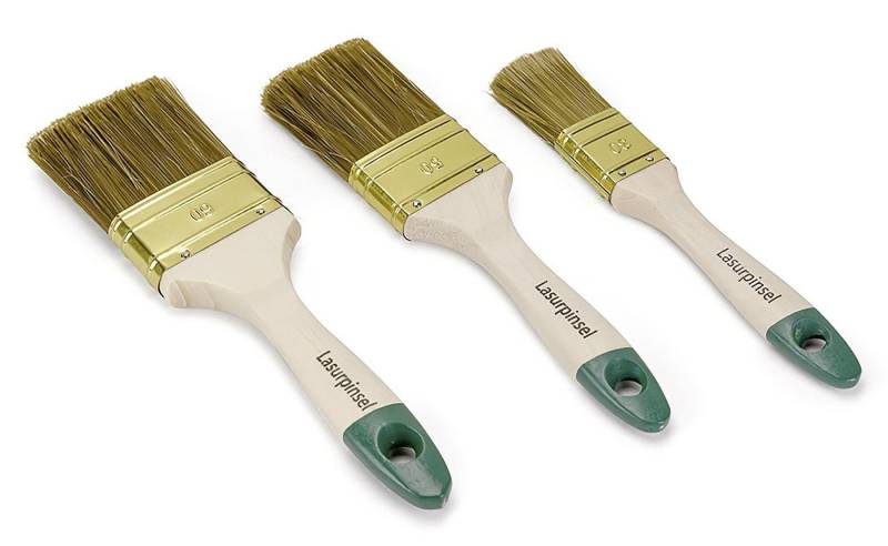 plid Lasurpinsel Premium Lasurpinsel Pinselset Flachpinsel Lackpinsel, (Set), Pinselset, Lasurpinsel, Lackierpinsel, Streichpinsel von plid