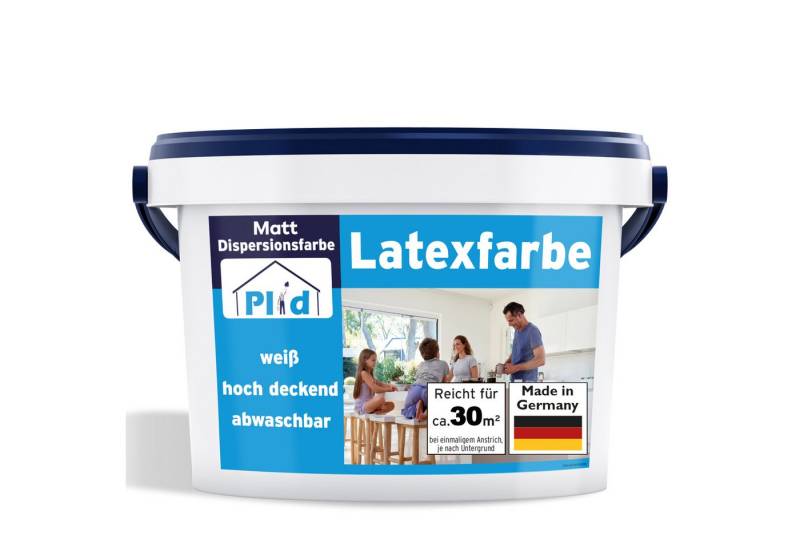 plid Latexfarbe Latexfarbe abwaschbare Wandfarbe Küchenfarbe Innenfarbe Badfarbe, Schnelltrocknend, spritzarm, verarbeitungsfertig plid Latexfarbe Latexfarbe abwaschbare Wandfarbe Küchenfarbe Innenfarbe Badfarbe, Schnelltrocknend, spritzarm, verarbeitungsfertig von plid
