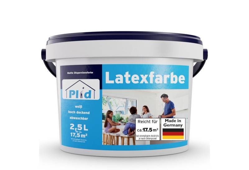 plid Latexfarbe Latexfarbe abwaschbare Wandfarbe Küchenfarbe Innenfarbe Badfarbe, Schnelltrocknend, spritzarm, verarbeitungsfertig plid Latexfarbe Latexfarbe abwaschbare Wandfarbe Küchenfarbe Innenfarbe Badfarbe, Schnelltrocknend, spritzarm, verarbeitungsfertig von plid