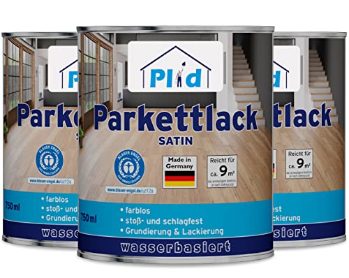 plid Parkettlack Parkettsiegel Klarlack Holzlack Holzsiegel Seidenglänzend2,25l von plid