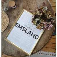 Emsland Poster Emsland Poster von plietschxklamuesern