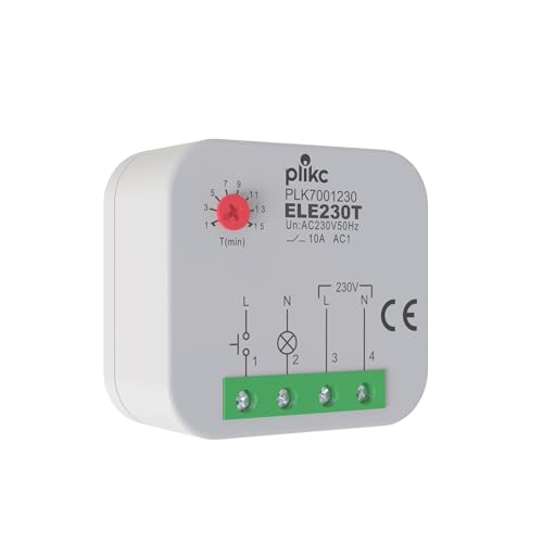 Elektronisches Relais leise, bistabil, 230 VAC (Zeitgesteuert - ELE230T) von plikc