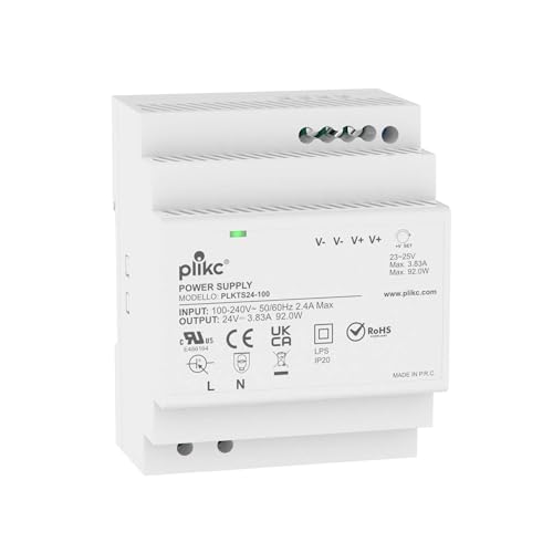 Plikc - Modulares Schaltnetzteil, einstellbare Spannung (24 VDC - 3,83 A - 92 W) von plikc