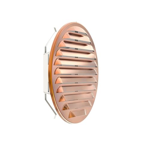 Plikc - Rundes Lüftungsgitter aus Insektennetz - Made in Italy (Kupfer 80/125 mm) von plikc