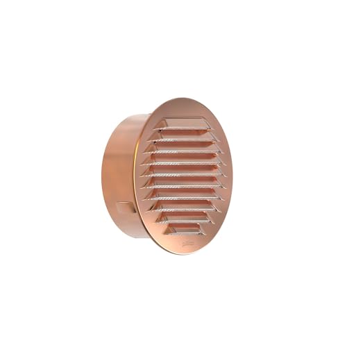 Plikc - Rundes Lüftungsgitter mit Netz - Made in Italy (Kupfer - Loch 100) von plikc