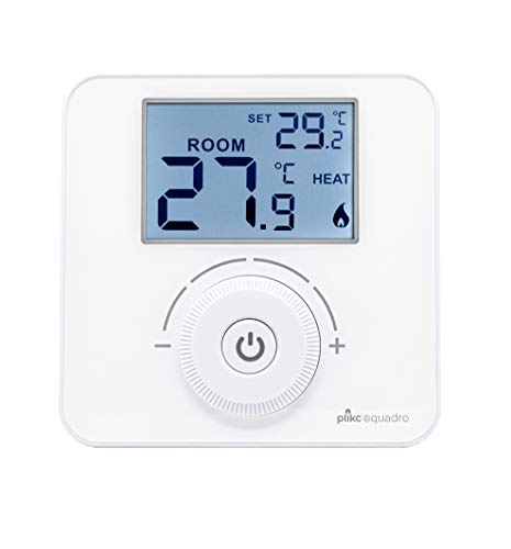 Plikc plikc PLK267690 Digitaler Raumthermostat, batteriebetrieben, Weiß von plikc