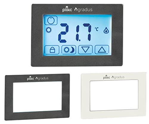 Thermostat Touch Screen zum Einbau, Batterie - Plikc Gradus - PLK267609 von plikc