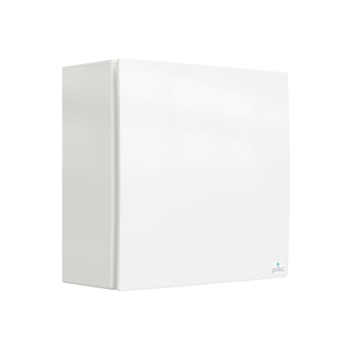 plikc - Abluftventilator zur Wandmontage, Serie Ario Q mit spezieller Membran aus Mylar, gegen Rückstauen der Außenluft - Bohrung Ø100 anpassbar auch an Löcher von Ø80 und Ø90-100% Made in Italy von plikc