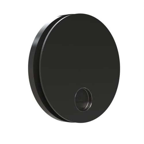 plikc Ario 150, Wand-oder Deckenventilator, ABS-Kunststoff, Schwarz, Foro Ø 118 von plikc