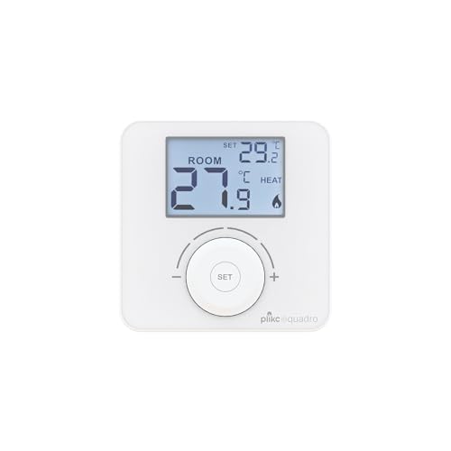 Plikc plikc PLK267690 Digitaler Raumthermostat, batteriebetrieben, Weiß von plikc