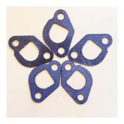 1 stück 2 stücke 5 stücke Auspuffdichtung Passend for GX160 5.5HP GX200 6.5HP 168F 170F(5 x Gasket) von pljYocdO