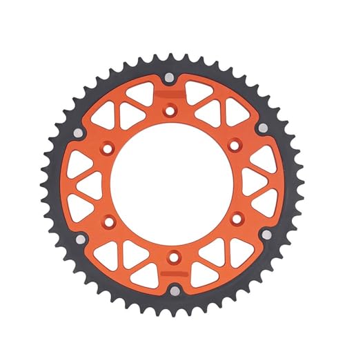 pljYocdO 45T 52T Motorrad-Kettenrad Geeignet for SM700 MC450F MC250F MC250 MC125 EX450F EX350F EX300 EX250F EX250 EC300 EC250(52T) von pljYocdO