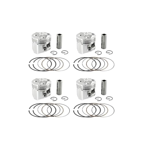 pljYocdO Motorrad 48mm 25 50 Kolbenringsatz Kompatibel mit FZR250RR 3LN ZEAL250 FZR250(4 Sets 48.5mm) von pljYocdO