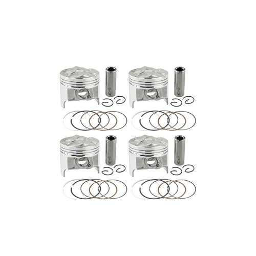pljYocdO Motorrad 49mm 25 50 Kolbenringsatz Kompatibel mit GSX250R GJ72A GJ73A GJ74A GSF250 B250 A913(4 Sets 49.25mm) von pljYocdO