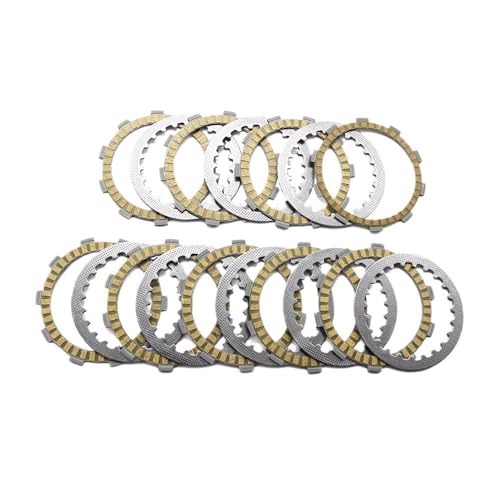 pljYocdO Motorrad-Kupplungsreibscheibensatz Kompatibel mit FZ400 4YR 1997 21V-16321-00 3XP-16321-00 8 1HX-16331-00 1 131-16324-00 pljYocdO Motorrad-Kupplungsreibscheibensatz Kompatibel mit FZ400 4YR 1997 21V-16321-00 3XP-16321-00 8 1HX-16331-00 1 131-16324-00 von pljYocdO
