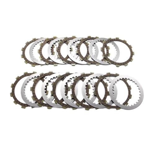 pljYocdO Motorrad-Kupplungsreibscheibensatz Kompatibel mit GV1200GL F F2 1985-1986 21441-37400 21442-37401 21451-05A00 pljYocdO Motorrad-Kupplungsreibscheibensatz Kompatibel mit GV1200GL F F2 1985-1986 21441-37400 21442-37401 21451-05A00 von pljYocdO