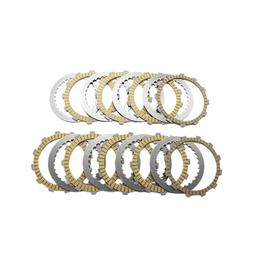 pljYocdO Motorrad-Kupplungsreibungsplattensatz Kompatibel mit VF1000 F2F 1984-1986 22201-MM5-000 22321-MG8-000 22321-283000 pljYocdO Motorrad-Kupplungsreibungsplattensatz Kompatibel mit VF1000 F2F 1984-1986 22201-MM5-000 22321-MG8-000 22321-283000 von pljYocdO