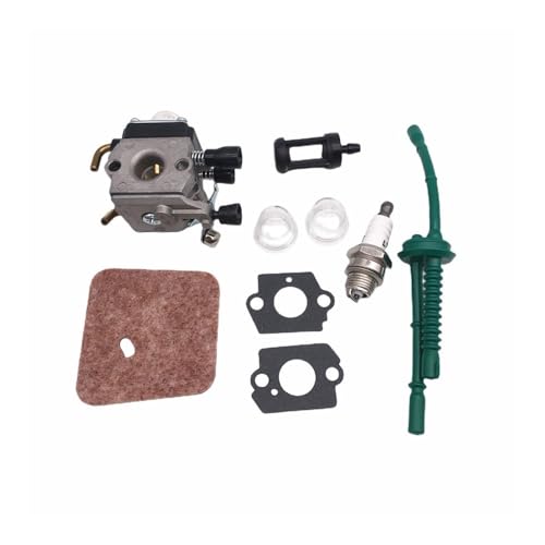 pljYocdO Vergaser for FS38 FS45 FS46 FS55 FS74 FS75 FS76 FS80 FS85 Rasenmäher Pinsel Cutter Rasen Trimmer(9PCS) von pljYocdO