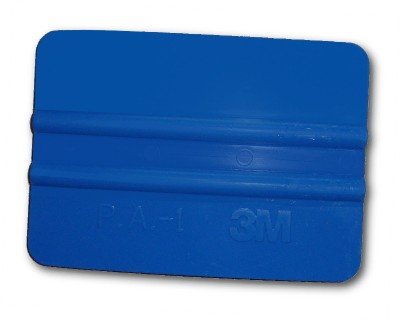 Kunststoff Rakel 3M blau 10x7cm Kunststoff Rakel 3M blau 10x7cm von plot4u