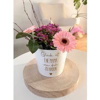 Blumentopf | Vase Muttertag Personalisiert Individuell Geschenkidee Frauen Geschenk Geburtstag Mitbringsel von plotterello