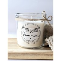 Kerze Sommer Leuchten/Geburtstag Kleinigkeit Geschenk Mitbringsel Geburtstagskerze Deko von plotterlove1976